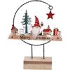 VACCHETTI GIUSEPPE SPA GNOMO 639250 LEGNO CON SUPPORTO E LUCE LED 17X5X21CM