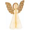 FEERIC LIGHT E CHRISTMAS DECORAZIONE ANGELO CARTA 25CM AVORIO