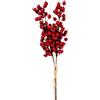 NEW BI SRL Rametto di Natale Bacche Rosse H65cm PVC, Decorazioni di Natale, Addobbi, La magia di Natale per la casa
