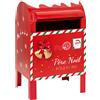 FEERIC LIGHT E CHRISTMAS CASETTA DELLE LETTERE 20X16X34CM METALLO ROSSO