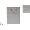 DUE ESSE CHRISTMAS S.R.L. BUSTA REGALO 280868 30X42X12CM BIANCO/ORO