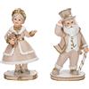 TIMSTOR NV BABBO/MAMMA NATALE 253771 MARRONE/ORO ASSORTITO 12X8,5X21CM