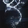 LOTTI IMPORTEX SRL Cascata di Natale 600 MicroLED H200cm, FlashLED Diamond, Luce Bianca, 15 Stringhe, Cavo Argento, Uso Interno Esterno