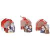 BRANDANI GIFT GROUP SRL Natività Soggetti Assortiti di Natale in Ceramica, 10x10x13 cm, La Magia di Natale a Casa Tua