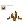 DUE ESSE CHRISTMAS S.R.L. SET NATIVITA'48396 5PZ 20CM