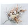 CREARE ITALIA SRL Dietroporta di Natale con bacche 40x18cm bianco e crema - La magia di Natale a casa tua