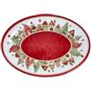 BRANDANI GIFT GROUP SRL VASSOIO OVALE VILLAGGIO IN FESTA MELAMINA BRANDANI 80396