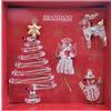 BRANDANI GIFT GROUP SRL Christmas Set Angelo Cuore in Vetro Brandani Soggetti Assortiti