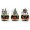 MERCURY S.P.A. Carillon palla di neve, natalizio, poliresina, decorazione Natale, idea regalo, assortito, 10x14,5 cm