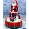 LOTTI IMPORTEX SRL Babbo Natale con Movimento Rotante, Elfi e Luci RGB LED Color