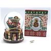 CREARE ITALIA SRL Palla di Neve con Carillon 14x10cm Base in Resina, Globo Musicale Natalizio Decorativo