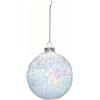 FEERIC LIGHT E CHRISTMAS Decorazione sfera di Natale 10cm in vetro trasparente effetto iris - La magia di Natale a casa tua