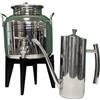 SANSONE INOX SRL Set bidone olio 3 litri, oliera 75 cl, contenitore olio Europa, set conservazione olio, accessori cucina in latta