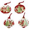 BRANDANI GIFT GROUP SRL DECORATION SET 4PZ VILLAGGIO IN FESTA CERAM/SUGHERO 80401 BRANDANI