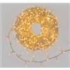 LOTTI IMPORTEX SRL Catena MiniCluster Ø6cm 30m StarFall Light 1660 LED Bianco Caldo Cavo Trasparente