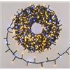 LOTTI IMPORTEX SRL Catena MiniCluster Ø6cm 30m StarFall Light 1660 LED Bianco Caldo e Bianco