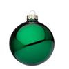 BIZZOTTO ANDREA NATALE Sfera di Natale in Vetro 8 cm Verde Lucido, Porta la Magia di Natale a Casa Tua con Colori Vivaci