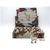 CREARE ITALIA SRL Pecora di Natale per Presepe 6x6,5x2cm, Statuina in Resina con Dettagli Realistici