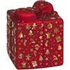 FEERIC LIGHT E CHRISTMAS Decorazione pacco regalo di Natale 12x12x14cm assortito con luci LED - La magia di Natale illumina la tua casa