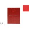 DUE ESSE CHRISTMAS S.R.L. BUSTA REGALO ROSSA 42X30X12CM BORCHIE ORO