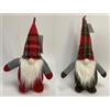 CREARE ITALIA SRL GNOMO H47CM CON CAPPELLO LANA SCOZZESE ASSORTITO