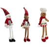FEERIC LIGHT E CHRISTMAS Decorazione figura seduta di Natale Assortito - La magia di Natale illumina la tua casa
