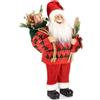 BIZZOTTO ANDREA NATALE Babbo Natale Lorick Stand Rosso H60cm, La Magia di Natale per la Tua Decorazione