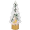 NEW BI SRL Decorazione albero di Natale H34cm in vetro con renna e luce - La magia di Natale a casa tua