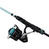 PENN Conflict LE Inshore Set Canna/Mulinello Mare | 3000 | 8ft | 8-35g | Ideale anche per principianti | Treccia 4 capi prebobinata | Controllo rapido esche | K-Guides da mare | Manici EVA camo blu
