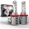 Cenmoll Lampadine H11 Led Canbus, 120 W, 32.000 Lm, 6.500 K (Bianco Freddo) 600% Più Luminosa, 12 V / 24 V Lampadine Led H11 H9 H8 Senza Errori CAN-Bus Impermeabile IP65 Sostituzione Alogena, 2 Pz