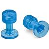 AWSPLASTIC Ventosa Levabolli Storm TABS 15 mm PDR Estrattore Rimozione Amaccature Senza Verniciatura per Grandine Gibolli - (Crystal Blu, Confezione 5 Pezzi) 00015CR