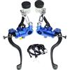 WENDMY Moto Maniglia Frizione Leva Pompa Freno Frizione Scooter Freno Moto PX1 Radiale 17,5 Mm Cilindro Principale 22 Mm Protezione Leva Freno Frizione