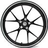 Finest Folia Striscia decorativa autoadesiva per cerchioni di ruote da 0,7 cm, con strumento di montaggio, per moto, auto, bicicletta, decalcomania universale decorativa per ruote da 16, 17, 18, 19 (Grigio)