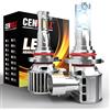 CENMOLL Lampadina HB3 Led Canbus, 110 W, 30.000 Lm, 6.000 K (Bianco Freddo) Angolo Del Fascio Regolabile A 360 Gradi 12V, 24V 500% Più Luminosa Lampadine Led H4 9003 HB2 Senza Errori CAN-BUS Kit, 2 Pz