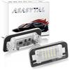 Asasytal 2 Luci Targa LED A2468201566 Compatibili con Mercedes Classe B W246 W242 2011-2019, Fanali Targa Posteriori SMD 6000K Bianco Puro 2468201566
