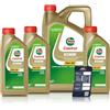 Castrol 3x 1l + 5L = 8litri Castrol Edge Titanium fsttm 5W de 30LL Motor per olio motori per Olio