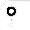Generic Mobile TM Compatibile con Obiettivo della Fotocamera Posteriore (solo vetro) con adesivo per iPhone XR (Nota Plus) (Tutti I Colori) (confezione da 10)