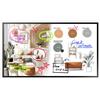 Samsung WM55FX lavagna interattiva 139,7 cm (55") 3840 x 2160 Pixel Touch screen Grigio, Bianco HDMI