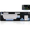 EPOMAKER X AULA F108 PRO Tastiera da Gioco Wireless con Schermo Batteria da