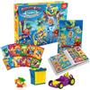 SUPERTHINGS RIVALS OF KABOOM SUPERTHINGS Power Super Card Game - Battle Starter Pack. Scatola con action figure, accessori, album e carte a sorpresa da collezione, contiene Hideout, Supercar, 2 personaggi, libro da collezione e