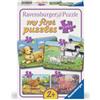 Ravensburger Puzzle per bambini Ravensburger - 12004041 Piccoli animali da fattoria - il mio primo puzzle da 2,4,6,8 pezzi - puzzle per bambini dai 2 anni in su