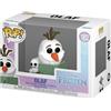 Funko Pop! Disney: Frozen - Olaf With Book - Readers- Figura in Vinile da Collezione - Idea Regalo - Merchandising Ufficiale - Giocattoli per Bambini e Adulti - Cartoon/Animation Fans