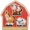 Melissa & Doug Puzzle in Legno per Bambini Fattoria degli Animali, Regalo Bambina e Bambino, Giochi a Incastro con Animali per Bimbo o Bimba, Gioco Puzzle Pezzi Grandi Bambini 2, 3, 4, 5 Anni