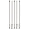 QUARKZMAN 5Pz Punte Cacciavite Esagonale con Estremità a Sfera H4 (4mm) Gambo Esagonale 1/4 Lunga 150mm (6) Inserti per Avvitatore Magnetiche Acciaio S2 per Trapano Chiave a Bussol