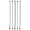 QUARKZMAN 5Pz Punte Cacciavite Esagonale con Estremità a Sfera H5 (5mm) Gambo Esagonale 1/4 Lunga 150mm (6) Inserti per Avvitatore Magnetiche Acciaio S2 per Trapano Chiave a Bussol