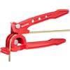 Toolwiz Piega Tubi Manuale 3-in-1 Piegatubi Rame 180 Gradi Curvatubi manuale Per Piegare Il Tubo Da Rame, Alluminio, Ottone 6mm 8mm 10mm, Rosso, mis à jour
