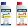 MIHIMO design Bandloo Set Fernox F3+F1 - per la pulizia e la protezione dei sistemi di riscaldamento 2 × 500 ml (Cleaner F3+ Protector F1)