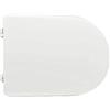 Dianhydro Copriwater Coprivaso Tavoletta Sedile WC per Althea Vaso Rose Bianco