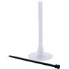 Keple Tasselli in plastica per isolamento, 10 x 90 mm fissaggi in polistirene con rondelle e chiodi in poliammide, tasselli lunghi per pannelli EPS, XPS e termici, ancoraggi per pareti isolanti (200 pz)