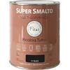FLEUR DESIGNER'S PAINT | SUPER SMALTO Lavabile e ad Altissima Resistenza, Satinato, 750 ml F77 Black, Pronto all'Uso, a Base Acqua, per Interno - Esterno, Made in Italy